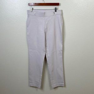 Anne Klein Comfortable Pull-On Khaki Pants